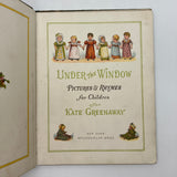 Under the Window After Kate Greenaway: Pictures & Rhymes for Children (c. 1882)