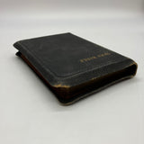 1920 Oxford KJV Bible Leather Gifted Robert Darragh Masonry Initiation Very Good