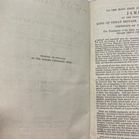 1920 Oxford KJV Bible Leather Gifted Robert Darragh Masonry Initiation Very Good