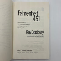 Fahrenheit 451: 60th Anniversary Edition (2013) Ray Bradbury w Neil Gaiman Introduction PB VG