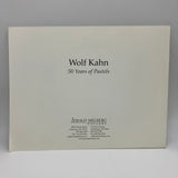 Wolf Kahn 50 Years of Pastels 2000-2001 Gallery Exhibition Catalog PB Booklet VG