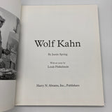 Wolf Kahn 1996 Justin Spring Illustrated Large Art Book Cloth Hardcover DJ Fine