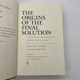 The Origins of the Final Solution (2004) Christopher Browning WW2 Hardcover DJ Very Good