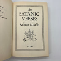 The Satanic Verses (1989) Salman Rushdie Hardcover Dust Jacket Good