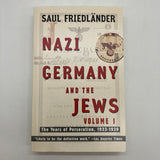 Nazi Germany and The Jews, Volume 1, 1933-1939 (1997) Saul Friedlander Paperback Very Good