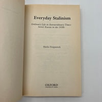 Everyday Stalinism: Soviet Russia in the 1930s (2000) Sheila Fitzpatrick Paperback Very Good