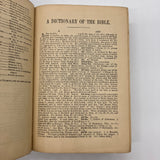 Teacher's Edition Bible Dictionary (1884) Smith & Peloubet Hardcover Color Maps