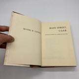 Main Street U.S.S.R. (1959) Irving Levine NBC Moscow Hardcover Dust Jacket Good