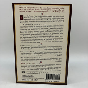 The Path Between the Seas: Creation of the Panama Canal (1977) David McCullough Paperback Good
