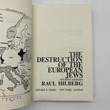 The Destruction of the European Jews: Student One Volume Edition (1985) Raul Hilberg PB Good