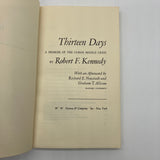 Thirteen Days: Cuban Missile Crisis Memoir (1971) Robert F. Kennedy PB Very Good