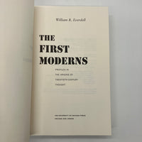 The First Moderns (1998) William Everdell Modernism History PB Good