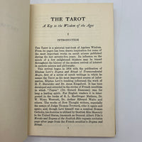 The Tarot: A Key to the Wisdom of the Ages (1947) Paul Foster Case HC Acceptable