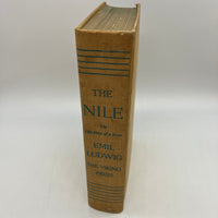 The Nile Life-Story of a River 1937 Emil Ludwig HC with Large Fold-Out Map Good