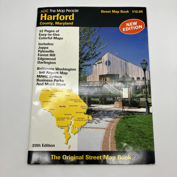 Harford County Maryland Street Map Book 20th Edition (2004) ADC Large PB Good