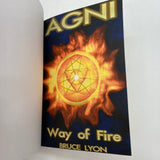 Signed Bruce Lyon Agni Way of Fire (2004) Yoga Limited Edition Leather HC Good