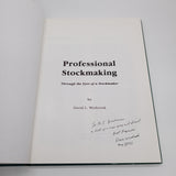 Signed Professional Stockmaking (1994) David Wesbrook Illustrated Hardcover Good