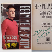 Signed James Doohan Beam Me Up Scotty 1996 Star Trek Autobiography First Edition