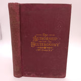 The Authorship of the Book of Deuteronomy (1902) John McGarvey Vintage Hardcover