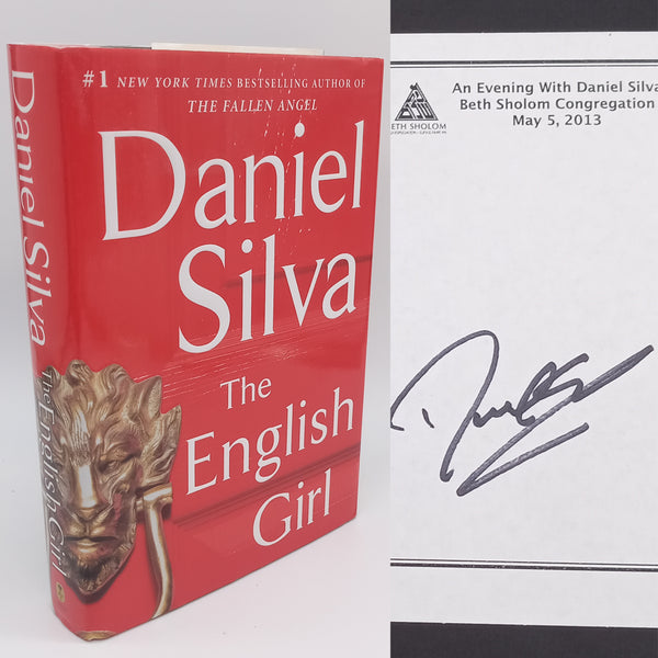 Signed Daniel Silva The English Girl (2013) Hardcover Very Good First Edition