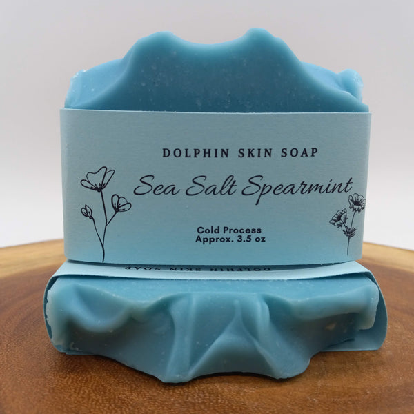 Sea Salt Spearmint Handmade Soap