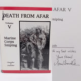 Signed Death From Afar Marine Corps Sniping Vol 5 V 1998 Chandler First Edition