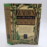 Walden (1950) Henry David Thoreau Hardcover #155 Dust Jacket Modern Library Good