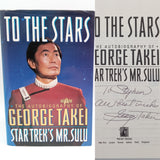 Signed George Takei To The Stars 1994 Sulu Star Trek Autobiography First Edition