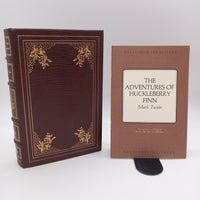 Huckleberry Finn (1978) Mark Twain Franklin World's Best Loved Leather w Notes