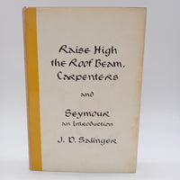 First Edition Raise High the Roof Beam, Carpenters (1959) JD Salinger Hardcover