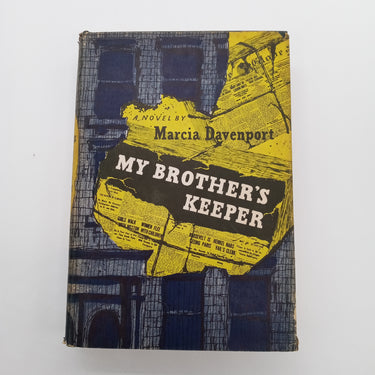 My Brother's Keeper (1954) Marcia Davenport Book Club Edition BCE Hardcover Good