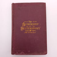 The Authorship of the Book of Deuteronomy (1902) John McGarvey Vintage Hardcover