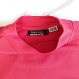 Monterey Club Crew Neck Golf Polo Shirt Mens Medium Polyester Red Oak Island GC