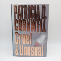 Signed Patricia Cornwell Cruel & Unusual (1993) Hardcover DJ Good First Edition