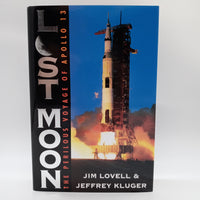 Signed Jim Lovell Lost Moon 1994 Kluger Book NASA Astronaut Apollo 13 Very Good