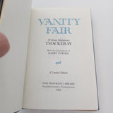 Vanity Fair (1979) William Thackeray Franklin Limited Best Loved Leather w Notes