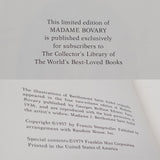 Madame Bovary (1979) Gustave Flaubert Franklin Worlds Best Loved Leather w Notes