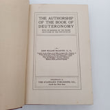 The Authorship of the Book of Deuteronomy (1902) John McGarvey Vintage Hardcover