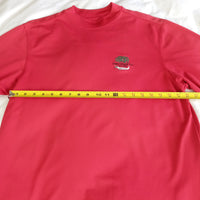 Monterey Club Crew Neck Golf Polo Shirt Mens Medium Polyester Red Oak Island GC