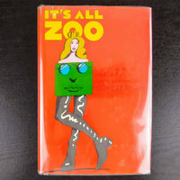 First Edition It's All Zoo (1968) Gerald Browne Hardcover Dust Jacket Very Good