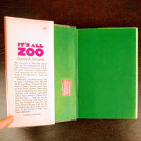 First Edition It's All Zoo (1968) Gerald Browne Hardcover Dust Jacket Very Good