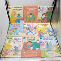 Nice 15 Lot Sesame Street Book Club 1980s Vintage Golden HC Jim Henson Like New