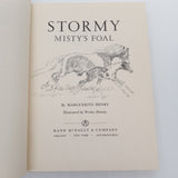 Stormy Misty's Foal 1969 Marguerite Henry & Dennis 5th Printing HC w Dust Jacket