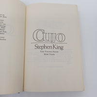 Cujo (1981) Stephen King Hardcover Viking BCE Book Club Edition Dust Jacket Good