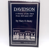 Davidson A Town History 1979 Mary Beaty VG w 18pg Pamphlet Historic Walking Tour