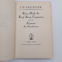 First Edition Raise High the Roof Beam, Carpenters (1959) JD Salinger Hardcover