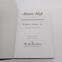 Atlantic High 1987 William Buckley Jr Easton Press Leather Fine Collectors Notes