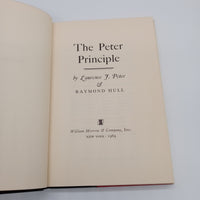 Signed The Peter Principle (1969) Laurence Peter & Raymond Hull Hardcover Good