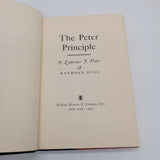 Signed The Peter Principle (1969) Laurence Peter & Raymond Hull Hardcover Good